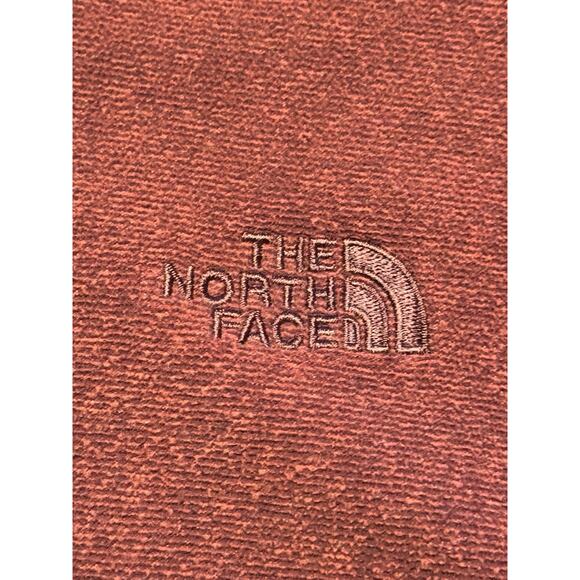 Large The North Face Burgundy Quarter Zip Fleece - Picture 3 of 9